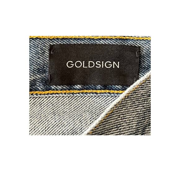 Goldsign Jeans High Rise Straight Fit Blue size 25 - Picture 3 of 4